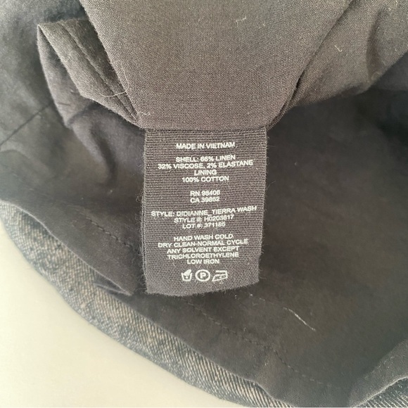 Theory Didianne Linen Blend Shift Mini Dress Women’s Size 8 - Picture 9 of 11